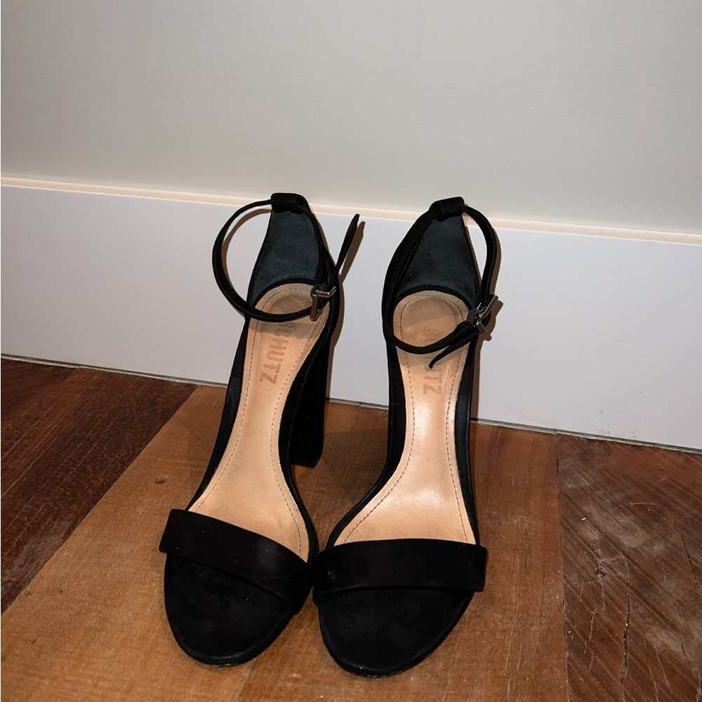 Schutz Block Heel Sandals
